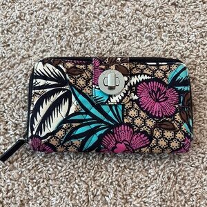 Vera Bradley Turn and Lock Wallet